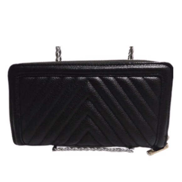 The Victoria Large Zipped Wallet Black - Picture 7 of 7